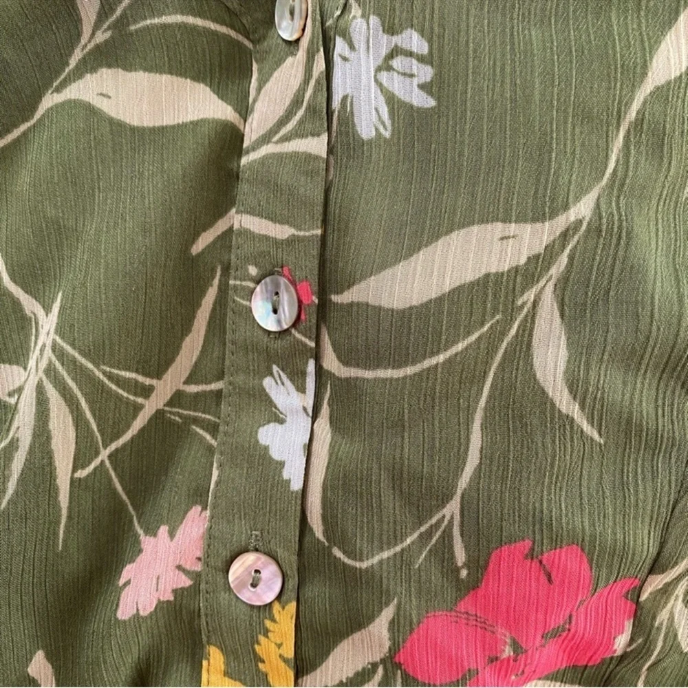 Daniel Rainn Cap Sleeve Floral Print Dress NWT Size S - Picture 6 of 9